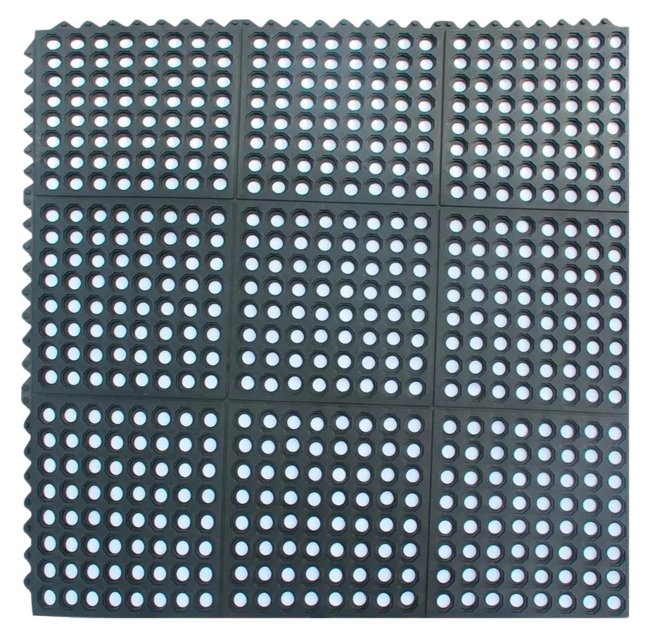 PISO ANTIFATIGA Y DRENAJE 90 CM X 90 CM